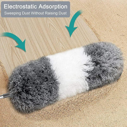 Cleaning 360 Flexible Mop Duster for Quick and Easy Cleaning with Long Rod